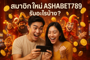 สมาชิกใหม่ ASHABET789 รับอะไรบ้าง?