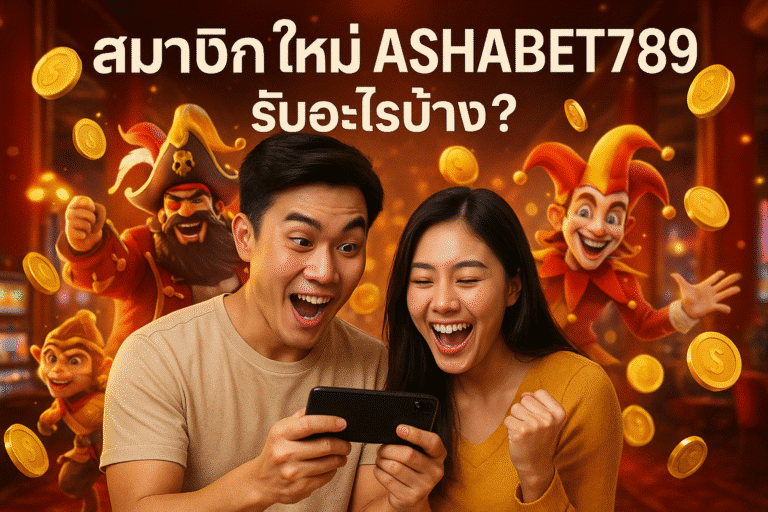 สมาชิกใหม่ ASHABET789 รับอะไรบ้าง?