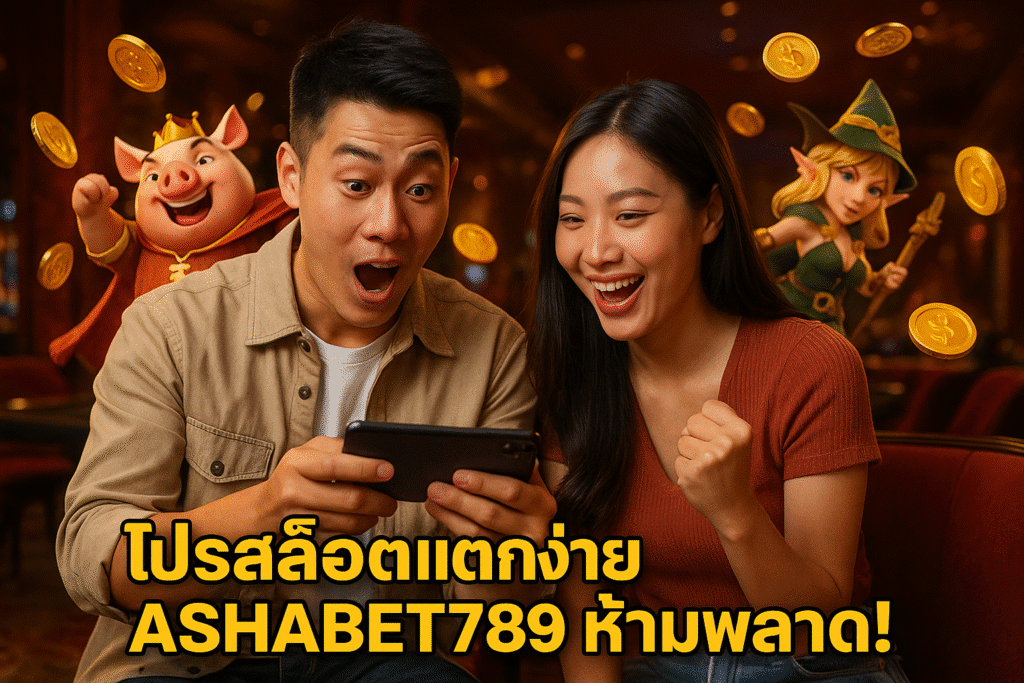 โปรสล็อตแตกง่าย ASHABET789 ห้ามพลาด!
