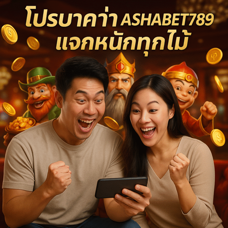 โปรบาคาร่า ASHABET789 แจกหนักทุกไม้