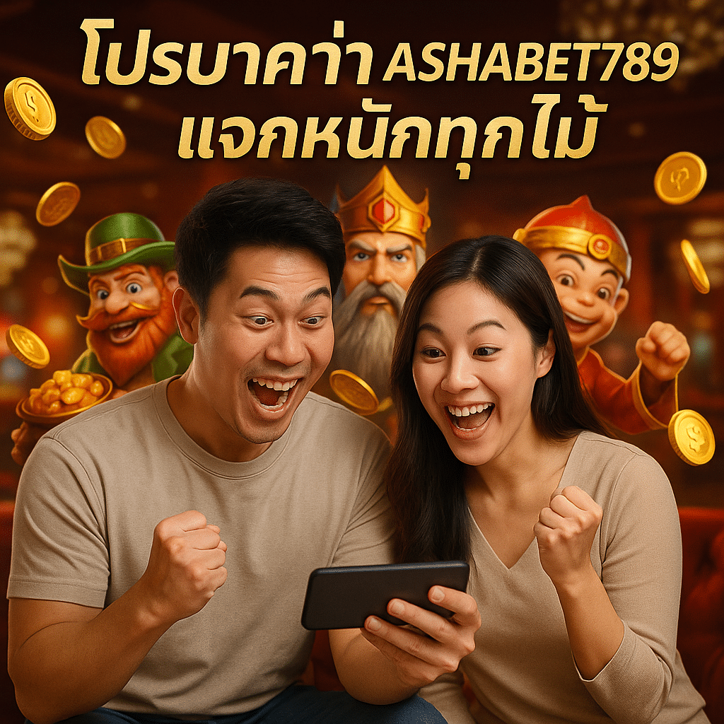 โปรบาคาร่า ASHABET789 แจกหนักทุกไม้